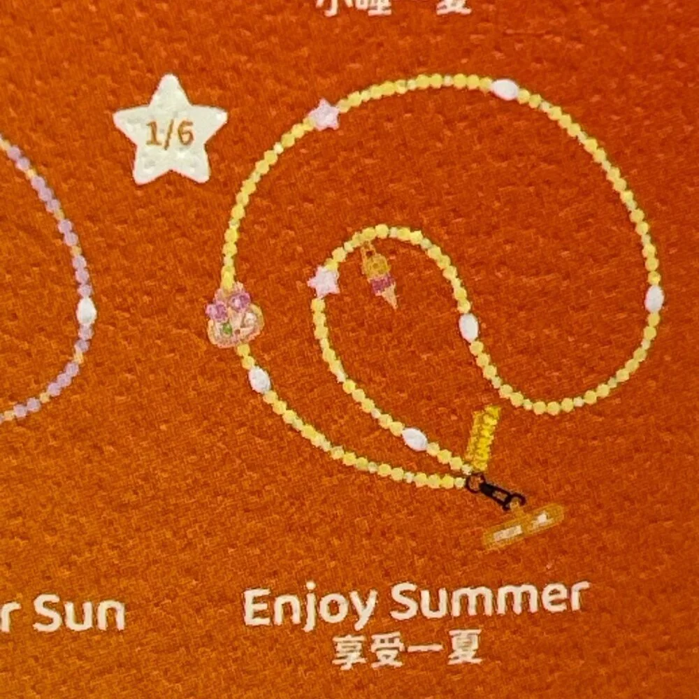 POP MART Popland Jump Into Summer Series Phone Charm/Lanyard - Enjoy Summer